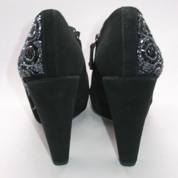 Sam Edelman Womens 8 Black Heeled Booties - Picture 5 of 8